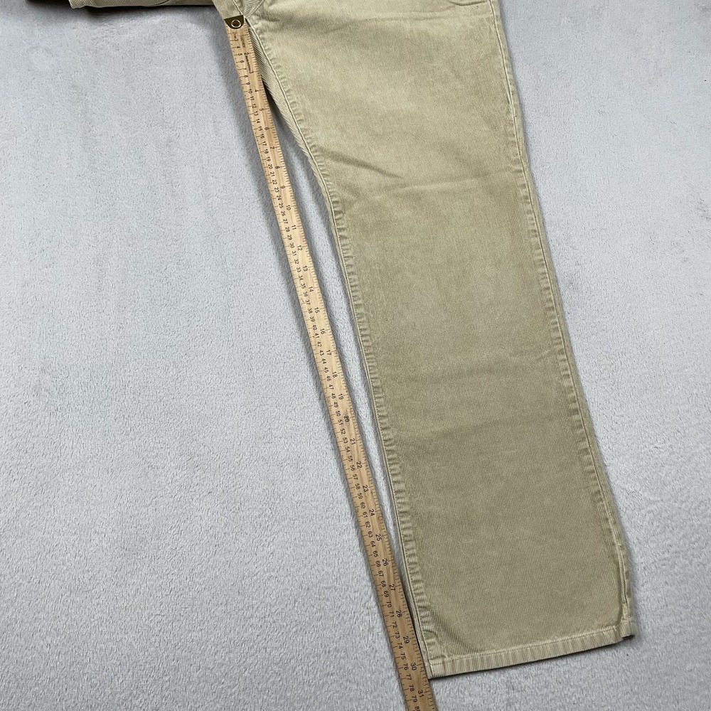 Patagonia Corduroy Pants Men 34x30 Beige Organic Cotton Straight Leg Retro Chino - Picture 5 of 9